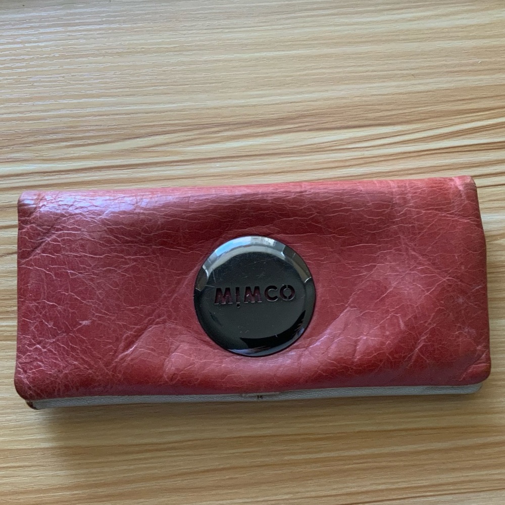 MIMCO - Redish brown Leather Folded Wallet - Rare